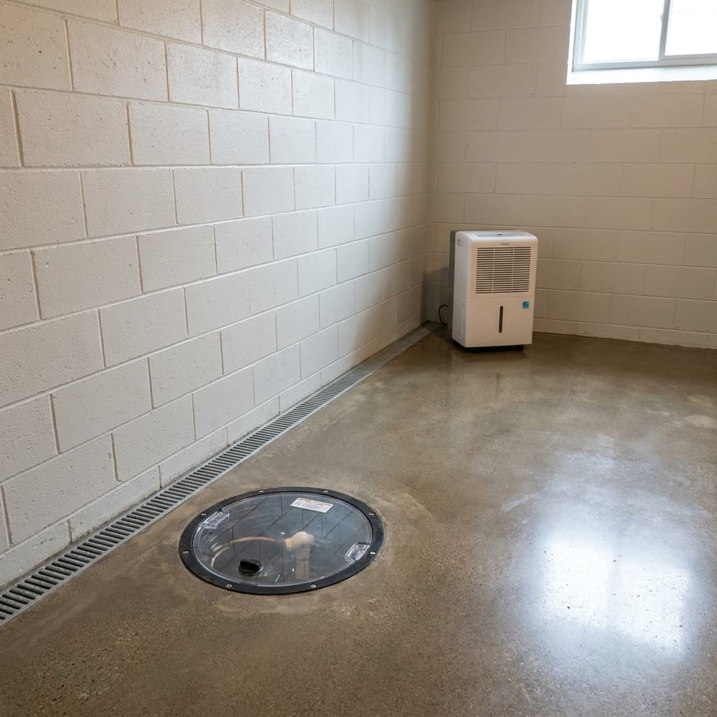 Interior drainage systems