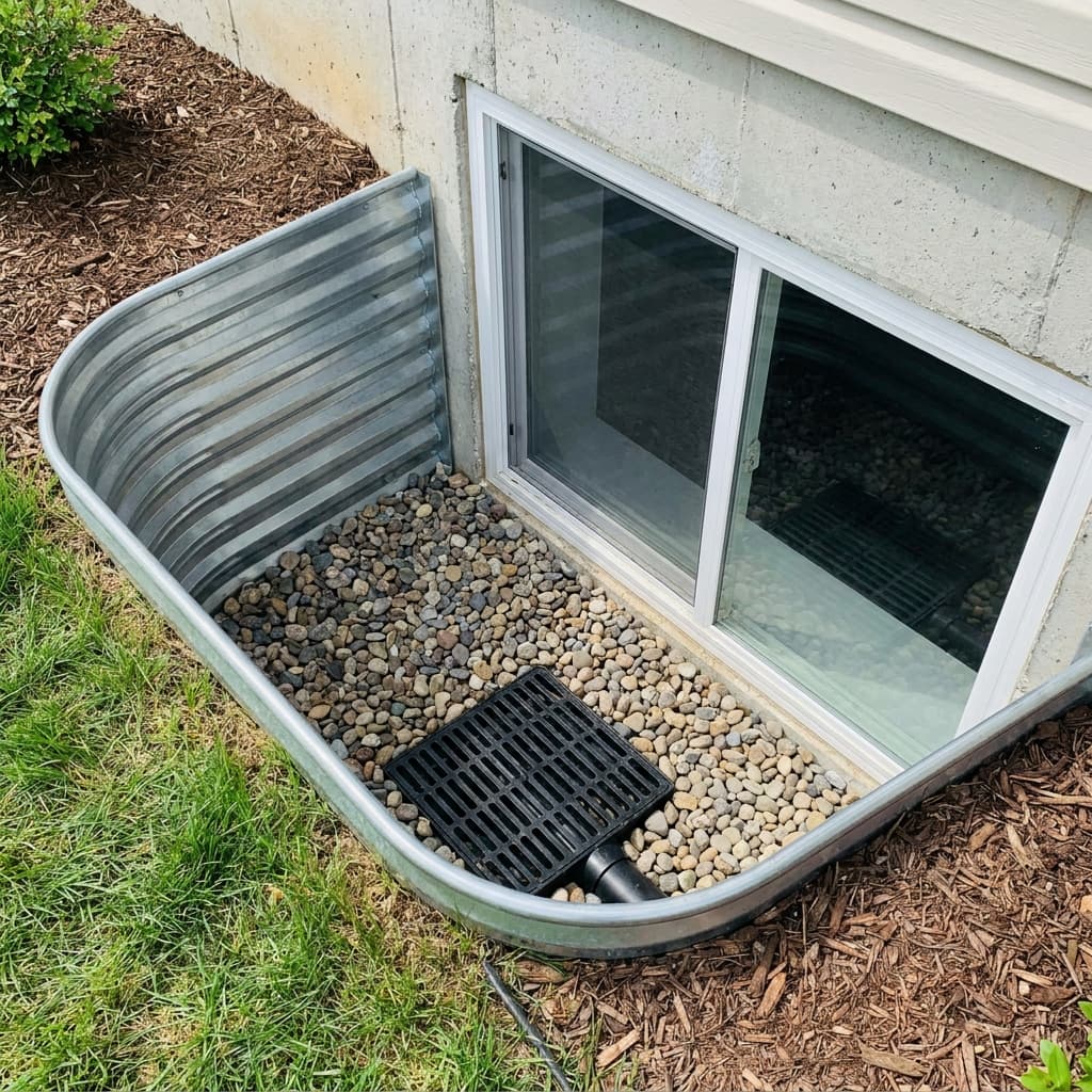 Window well drainage